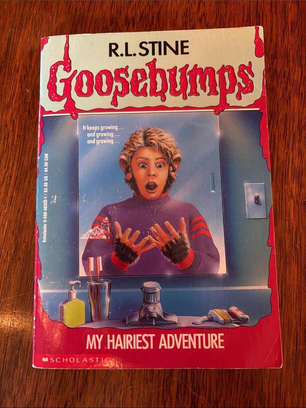 Goosebumps #26 My Hairiest Adventure 1994 First Printing R.L. Stine